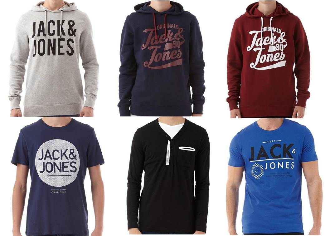  Jack & Jones férfi pulóver, és póló mix 2 300 Ft (kb 7,3 Euro) / darab áron kaphatók!